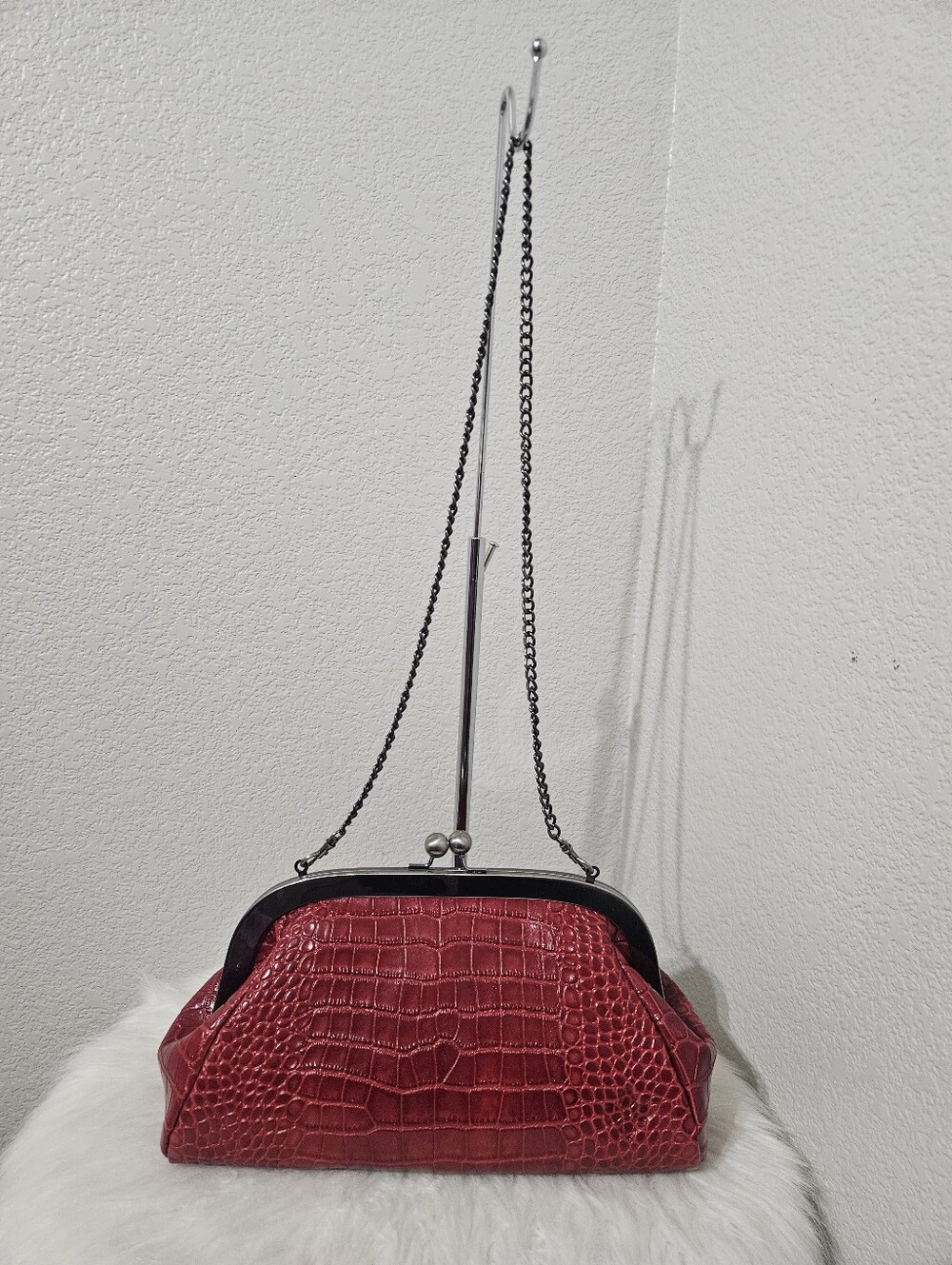 Patricia Nash Mia Frame Leather Clutch